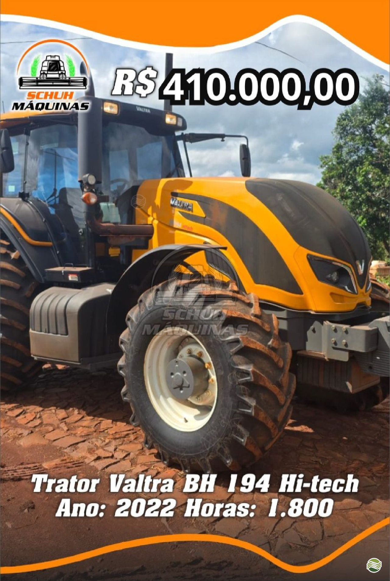 TRATOR VALTRA VALTRA BH 194 HiTech Tração 4x4 Schuh Máquinas MARECHAL CANDIDO RONDON PARANÁ PR